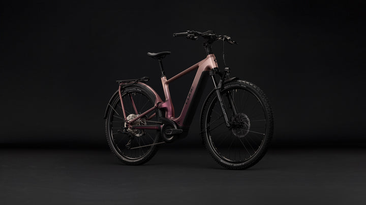 Cube Nuride Hybrid One11 HPC SLX 800 Mauve Black 2027 Electric Hybrid Bike