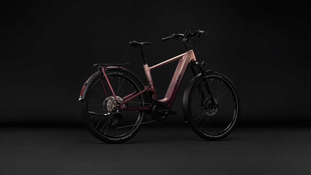 Cube Nuride Hybrid One11 HPC SLX 800 Mauve Black 2027 Electric Hybrid Bike