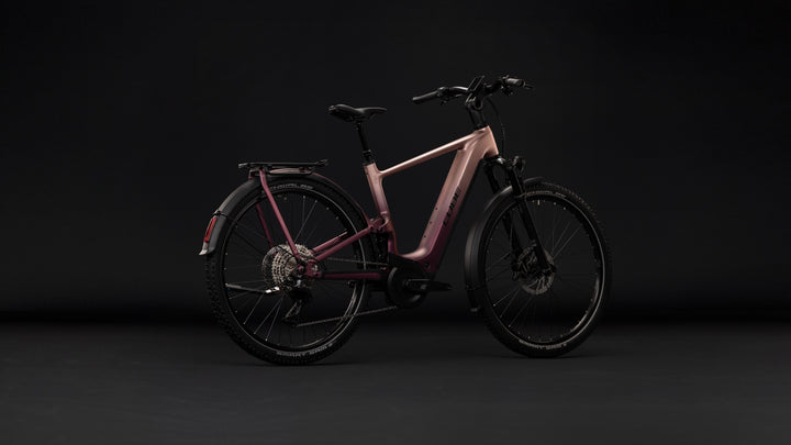 Cube Nuride Hybrid One11 HPC SLX 800 Mauve Black 2027 Electric Hybrid Bike