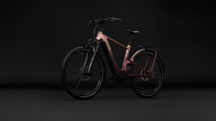 Cube Nuride Hybrid One11 HPC SLX 800 Mauve Black 2027 Electric Hybrid Bike