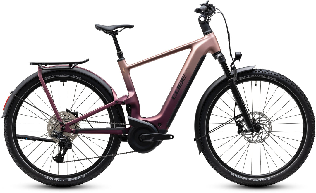 Cube Nuride Hybrid One11 HPC SLX 800 Mauve Black 2027 Electric Hybrid Bike