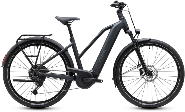Cube Touring Hybrid One 600 Grey Coolgrey Trapeze 2027 Electric Hybrid Bike