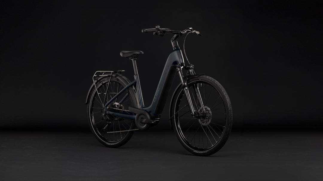 Cube Touring Hybrid One 600 Grey Coolgrey Easy Entry 2027 Electric Hybrid Bike