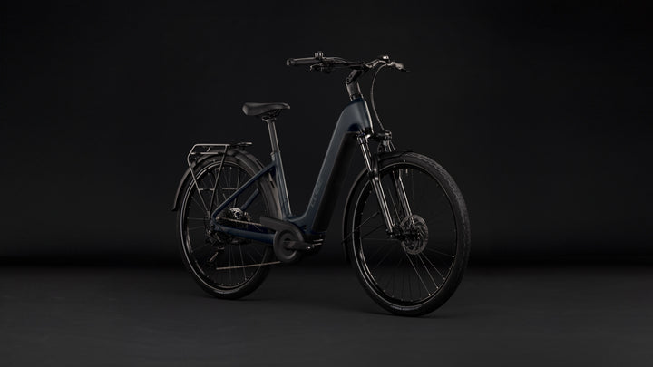 Cube Touring Hybrid One 600 Grey Coolgrey Easy Entry 2027 Electric Hybrid Bike