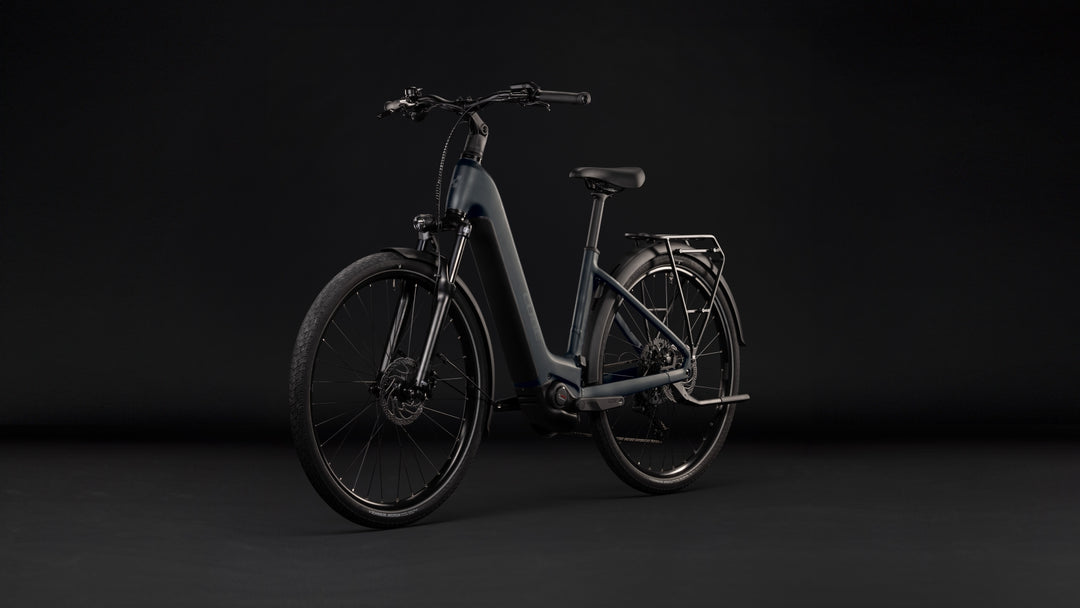 Cube Touring Hybrid One 600 Grey Coolgrey Easy Entry 2027 Electric Hybrid Bike