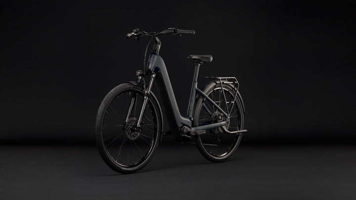 Cube Touring Hybrid One 600 Grey Coolgrey Easy Entry 2027 Electric Hybrid Bike
