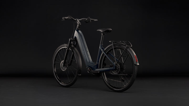 Cube Touring Hybrid One 600 Grey Coolgrey Easy Entry 2027 Electric Hybrid Bike