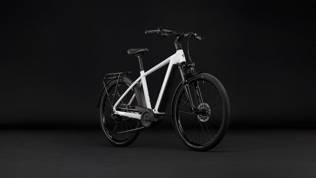 Cube Touring Hybrid One 600 Metallicwhite Chrome 2027 Electric Hybrid Bike