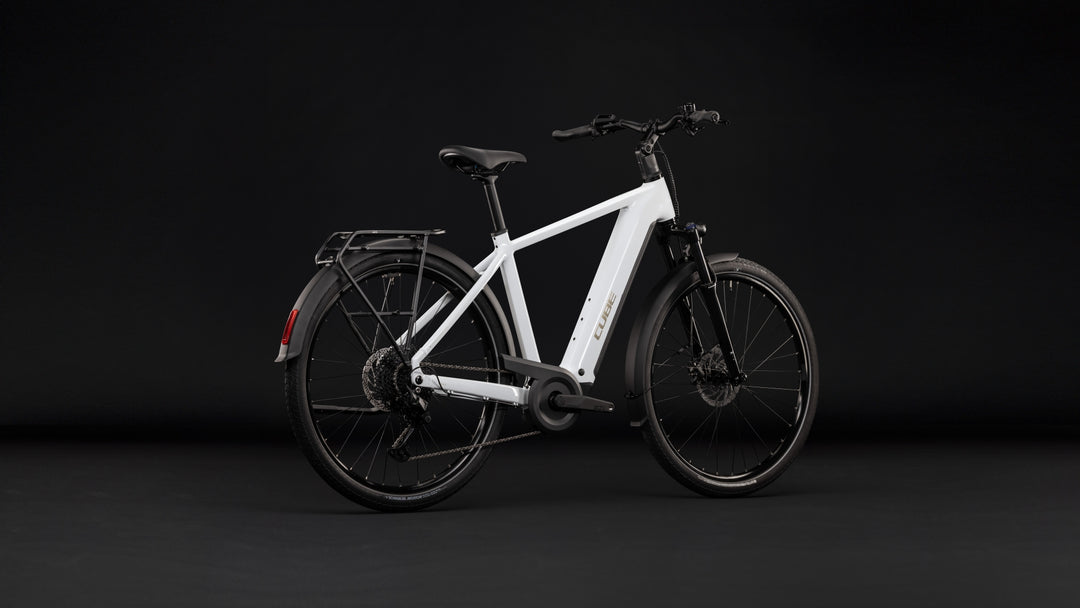 Cube Touring Hybrid One 600 Metallicwhite Chrome 2027 Electric Hybrid Bike