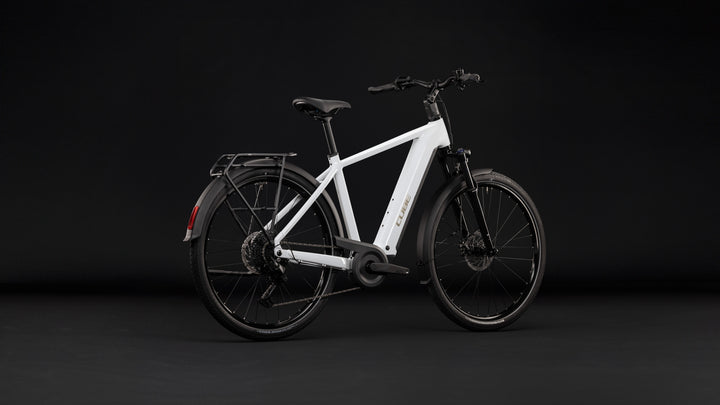 Cube Touring Hybrid One 600 Metallicwhite Chrome 2027 Electric Hybrid Bike