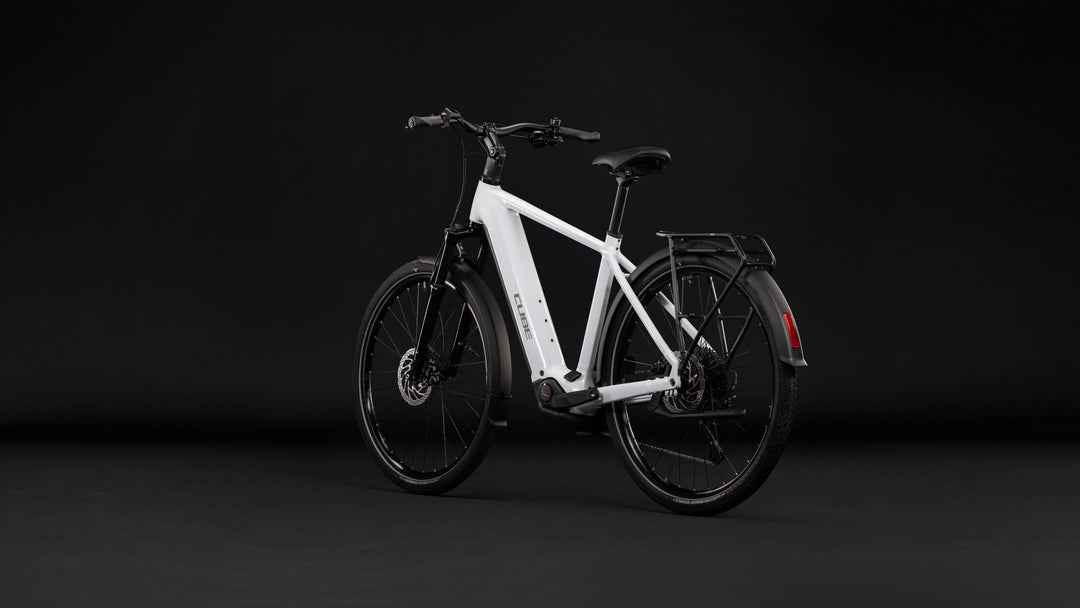 Cube Touring Hybrid One 600 Metallicwhite Chrome 2027 Electric Hybrid Bike