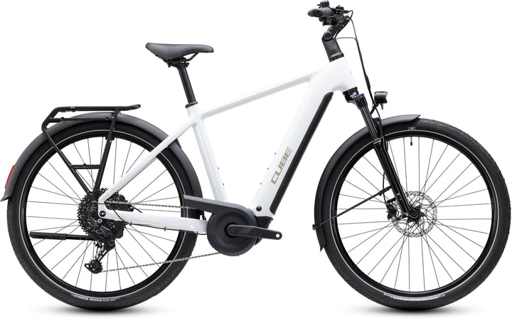 Cube Touring Hybrid One 600 Metallicwhite Chrome 2027 Electric Hybrid Bike