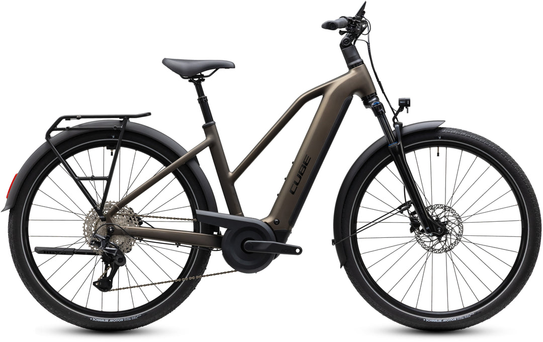 Cube Touring Hybrid Pro 800 Metallicumbra Black Trapeze 2027 Electric Hybrid Bike