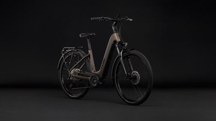 Cube Touring Hybrid Pro 800 Metallicumbra Black Easy Entry 2027 Electric Hybrid Bike
