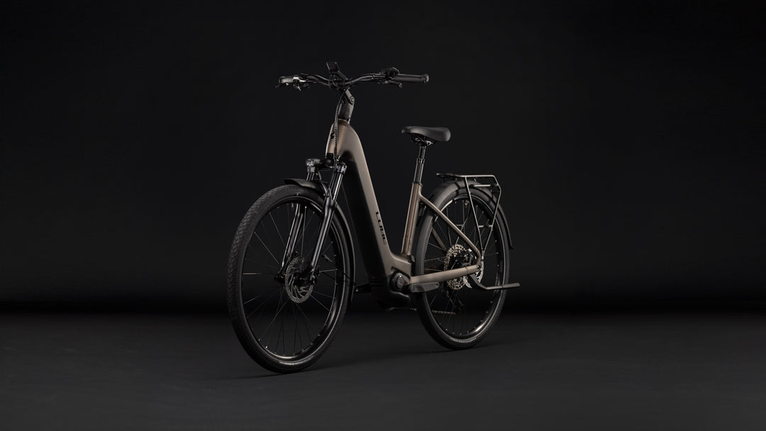 Cube Touring Hybrid Pro 800 Metallicumbra Black Easy Entry 2027 Electric Hybrid Bike