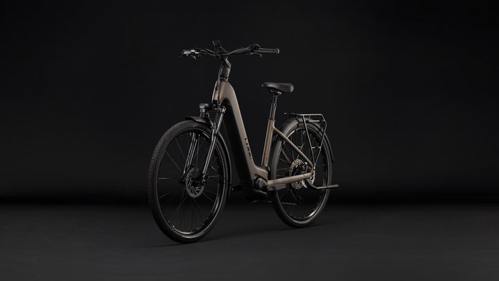 Cube Touring Hybrid Pro 800 Metallicumbra Black Easy Entry 2027 Electric Hybrid Bike