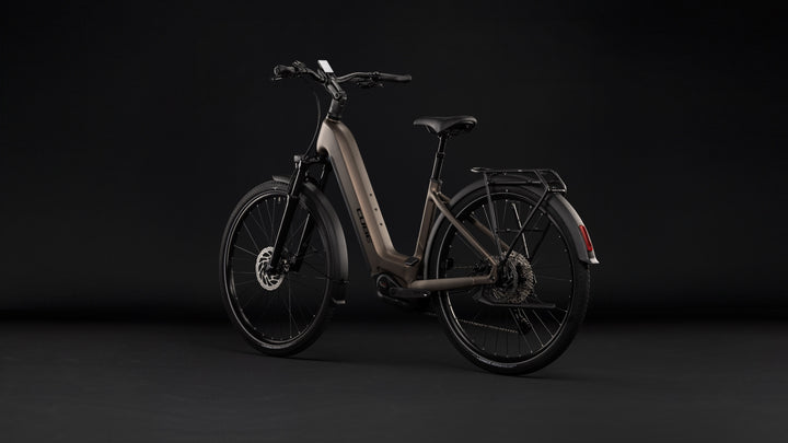 Cube Touring Hybrid Pro 800 Metallicumbra Black Easy Entry 2027 Electric Hybrid Bike