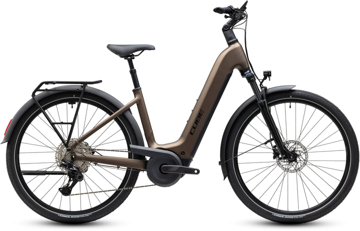 Cube Touring Hybrid Pro 800 Metallicumbra Black Easy Entry 2027 Electric Hybrid Bike
