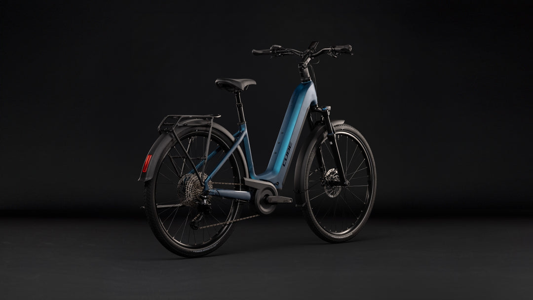 Cube Touring Hybrid Pro 800 Electricblue Prizm Easy Entry 2027 Electric Hybrid Bike