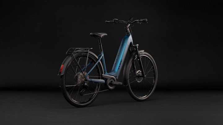 Cube Touring Hybrid Pro 800 Electricblue Prizm Easy Entry 2027 Electric Hybrid Bike