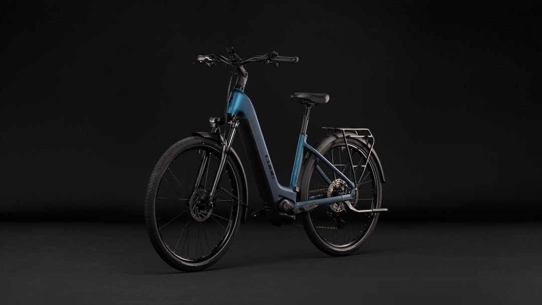 Cube Touring Hybrid Pro 800 Electricblue Prizm Easy Entry 2027 Electric Hybrid Bike