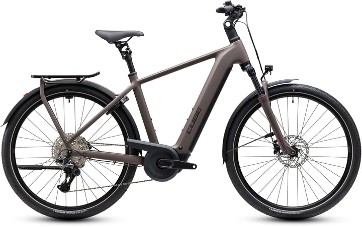Cube Kathmandu Hybrid One 800 Cedar Chrome 2027 Electric Hybrid Bike
