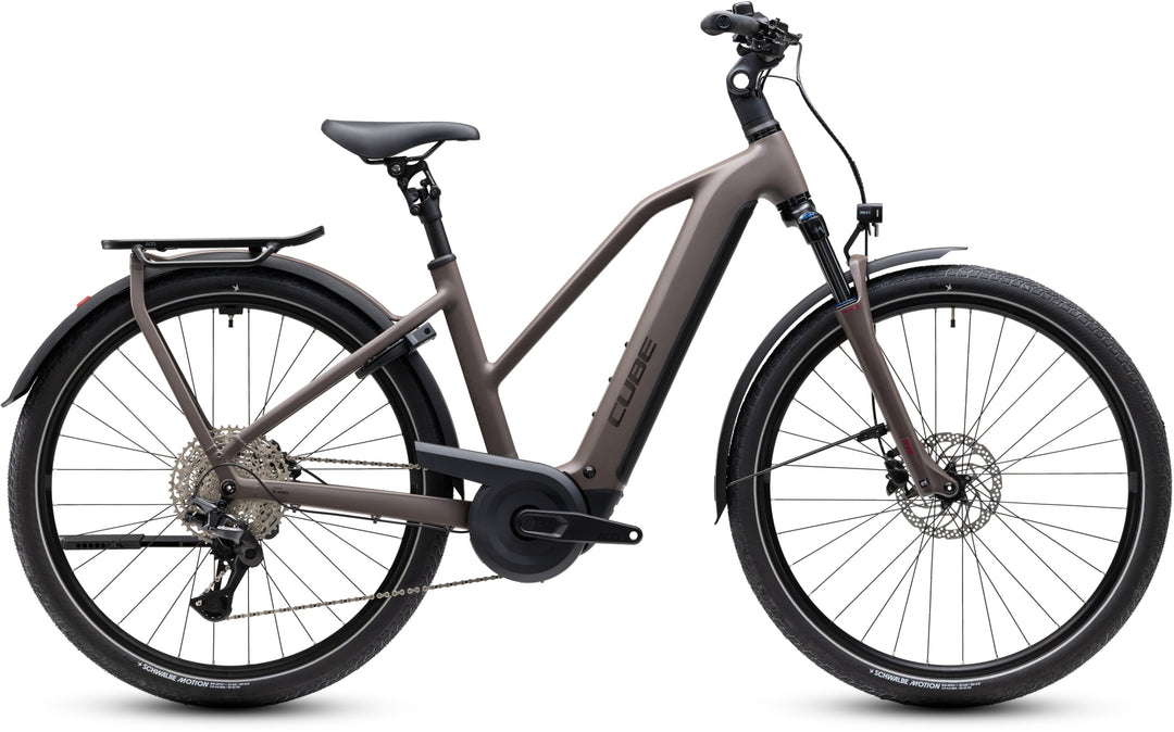 Cube Kathmandu Hybrid One 800 Cedar Chrome Trapeze 2027 Electric Hybrid Bike