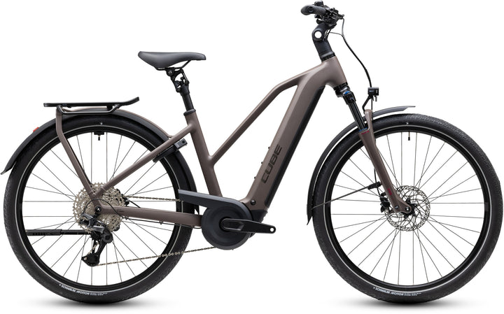 Cube Kathmandu Hybrid One 800 Cedar Chrome Trapeze 2027 Electric Hybrid Bike