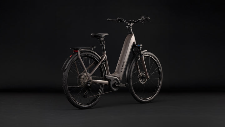 Cube Kathmandu Hybrid One 800 Cedar Chrome Easy Entry 2027 Electric Hybrid Bike