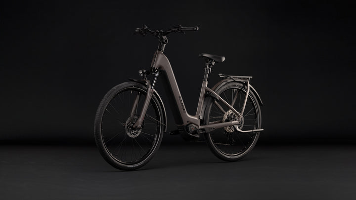 Cube Kathmandu Hybrid One 800 Cedar Chrome Easy Entry 2027 Electric Hybrid Bike