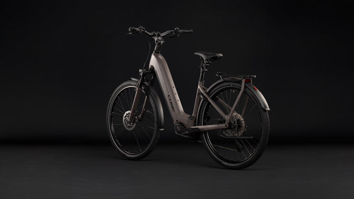 Cube Kathmandu Hybrid One 800 Cedar Chrome Easy Entry 2027 Electric Hybrid Bike