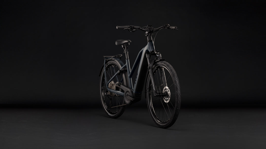 Cube Kathmandu Hybrid Pro 800 Coal Black Trapeze 2027 Electric Hybrid Bike