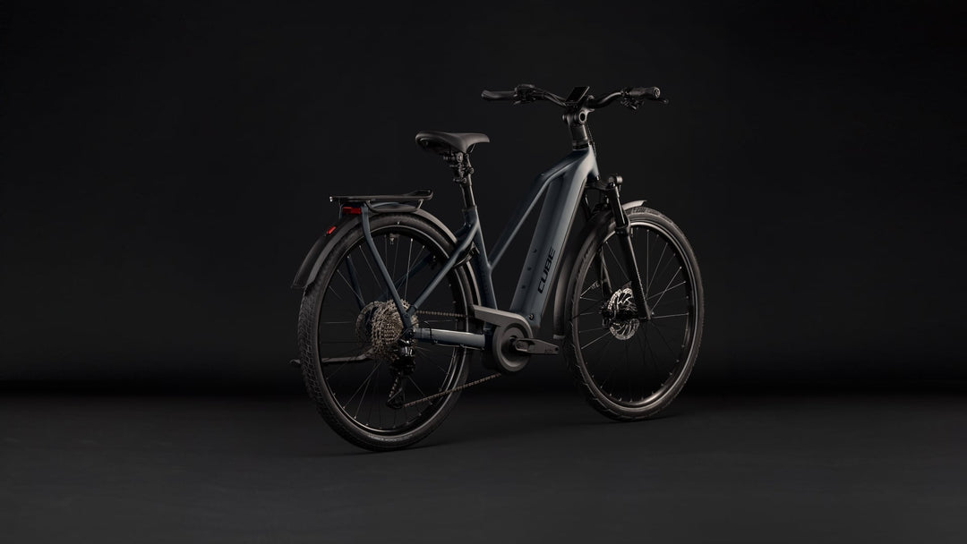Cube Kathmandu Hybrid Pro 800 Coal Black Trapeze 2027 Electric Hybrid Bike