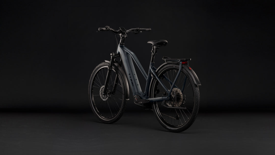 Cube Kathmandu Hybrid Pro 800 Coal Black Trapeze 2027 Electric Hybrid Bike