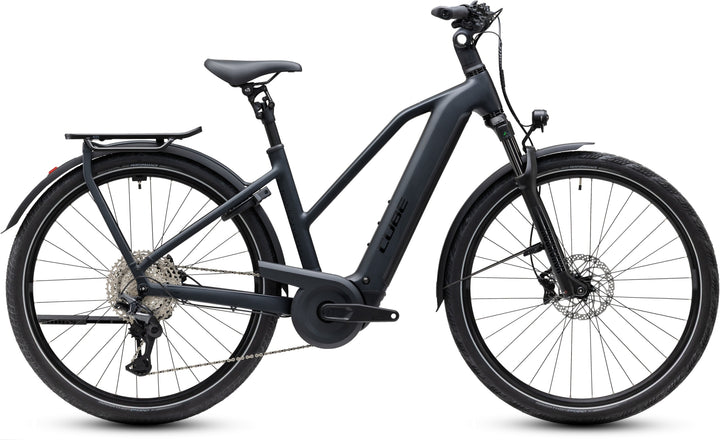Cube Kathmandu Hybrid Pro 800 Coal Black Trapeze 2027 Electric Hybrid Bike