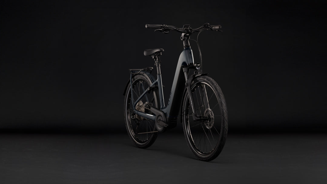 Cube Kathmandu Hybrid Pro 800 Coal Black Easy Entry 2027 Electric Hybrid Bike