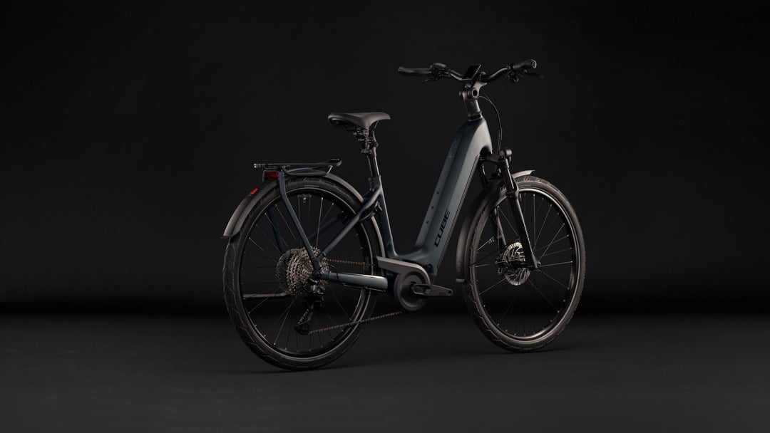 Cube Kathmandu Hybrid Pro 800 Coal Black Easy Entry 2027 Electric Hybrid Bike