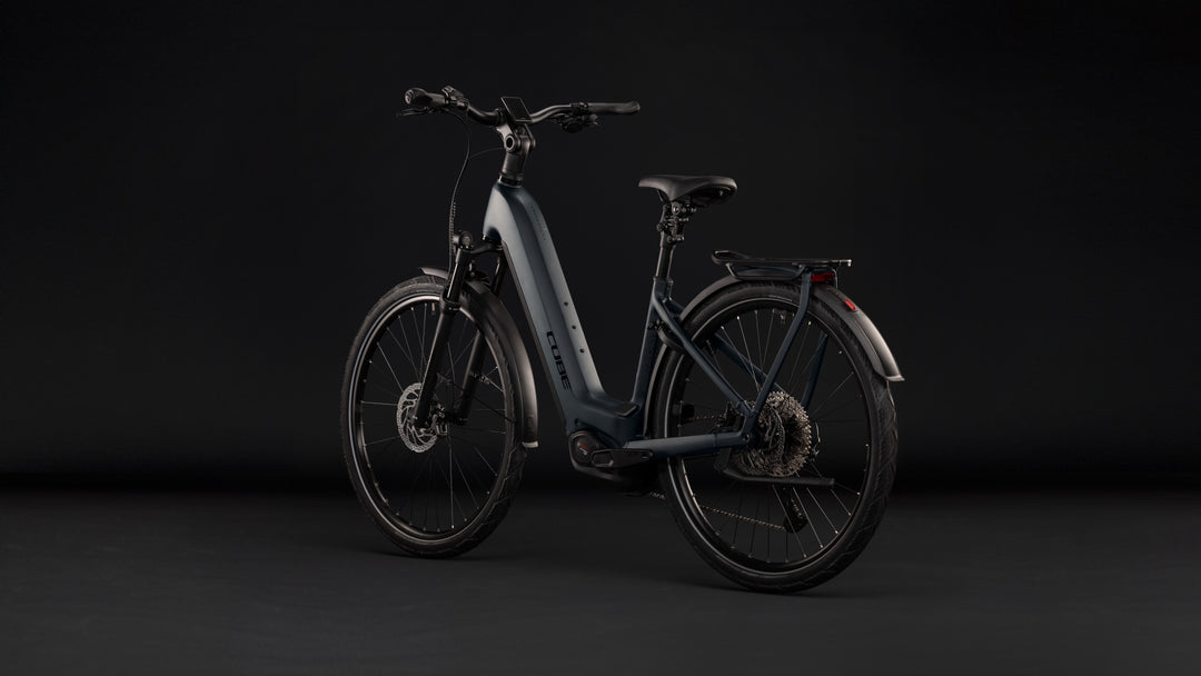 Cube Kathmandu Hybrid Pro 800 Coal Black Easy Entry 2027 Electric Hybrid Bike