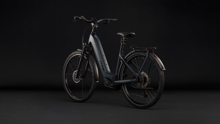 Cube Kathmandu Hybrid Pro 800 Coal Black Easy Entry 2027 Electric Hybrid Bike