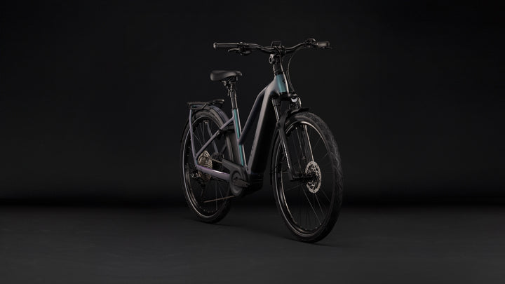 Cube Kathmandu Hybrid Pro 800 Smaragdgrey Black Trapeze 2027 Electric Hybrid Bike