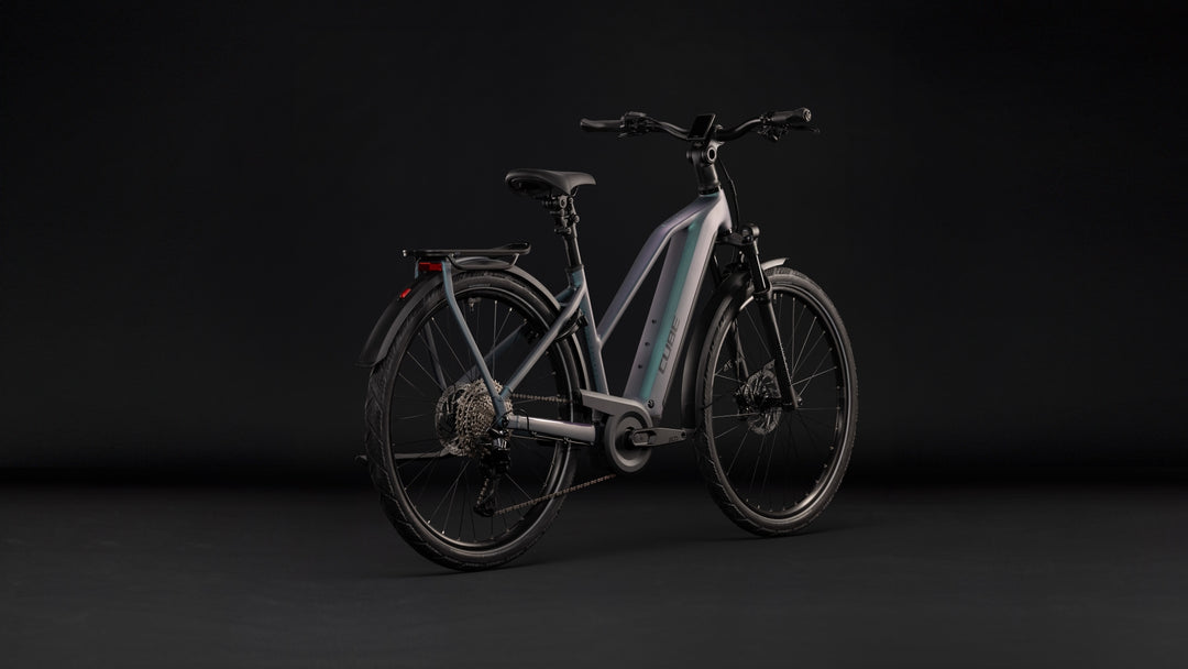 Cube Kathmandu Hybrid Pro 800 Smaragdgrey Black Trapeze 2027 Electric Hybrid Bike