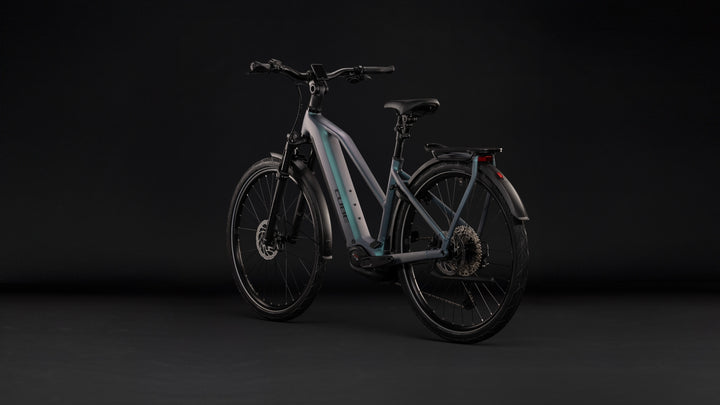 Cube Kathmandu Hybrid Pro 800 Smaragdgrey Black Trapeze 2027 Electric Hybrid Bike