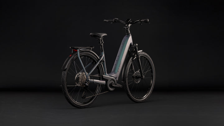 Cube Kathmandu Hybrid Pro 800 Smaragdgrey Black Easy Entry 2027 Electric Hybrid Bike