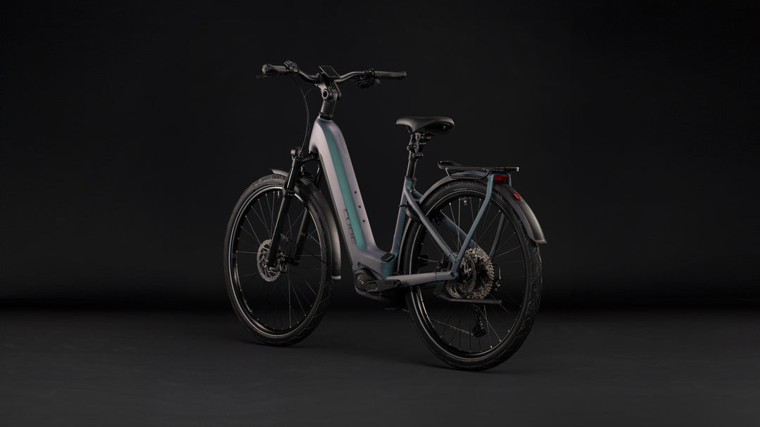 Cube Kathmandu Hybrid Pro 800 Smaragdgrey Black Easy Entry 2027 Electric Hybrid Bike