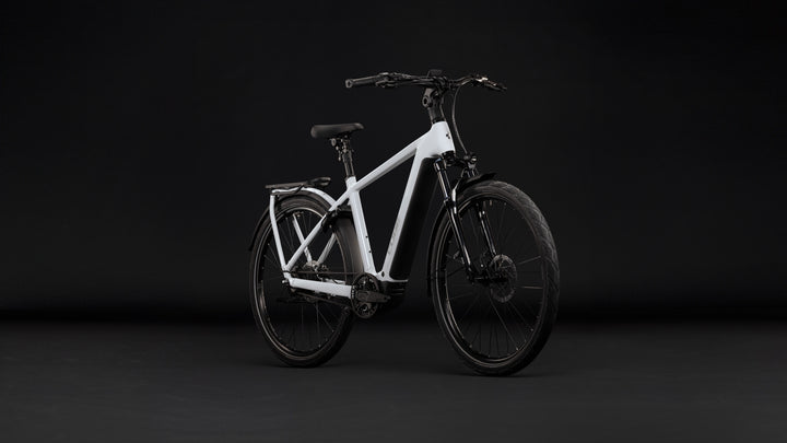 Cube Kathmandu Hybrid Deluxe Pro 800 Metallicwhite Chrome 2027 Electric Hybrid Bike