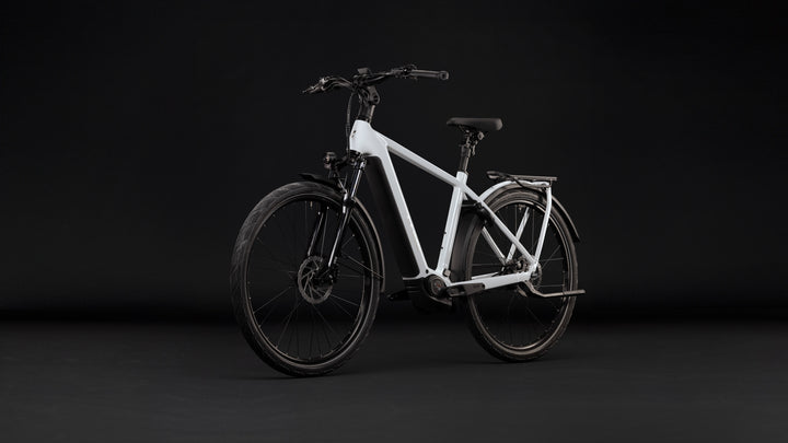 Cube Kathmandu Hybrid Deluxe Pro 800 Metallicwhite Chrome 2027 Electric Hybrid Bike