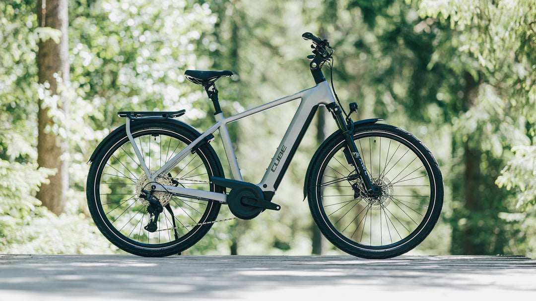 Cube Kathmandu Hybrid EXC 800 Slategrey Chrome 2027 Electric Hybrid Bike
