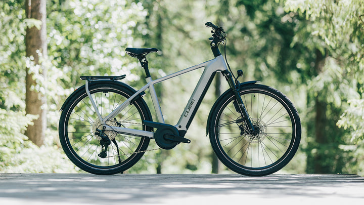 Cube Kathmandu Hybrid EXC 800 Slategrey Chrome 2027 Electric Hybrid Bike