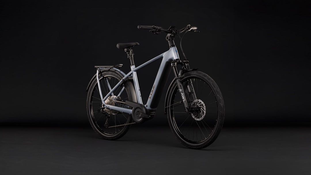 Cube Kathmandu Hybrid EXC 800 Slategrey Chrome 2027 Electric Hybrid Bike