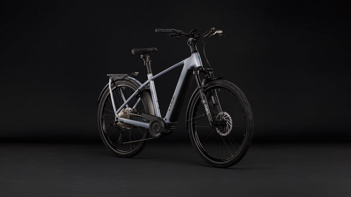 Cube Kathmandu Hybrid EXC 800 Slategrey Chrome 2027 Electric Hybrid Bike